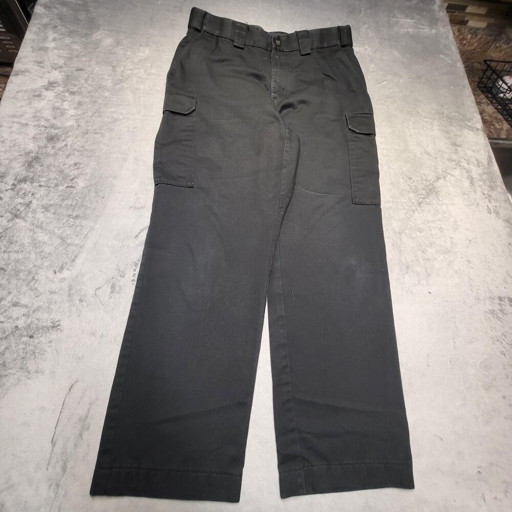 5.11 Tactical Series Pants Mens 36 Black Cargo Workwear Polyester Cotton